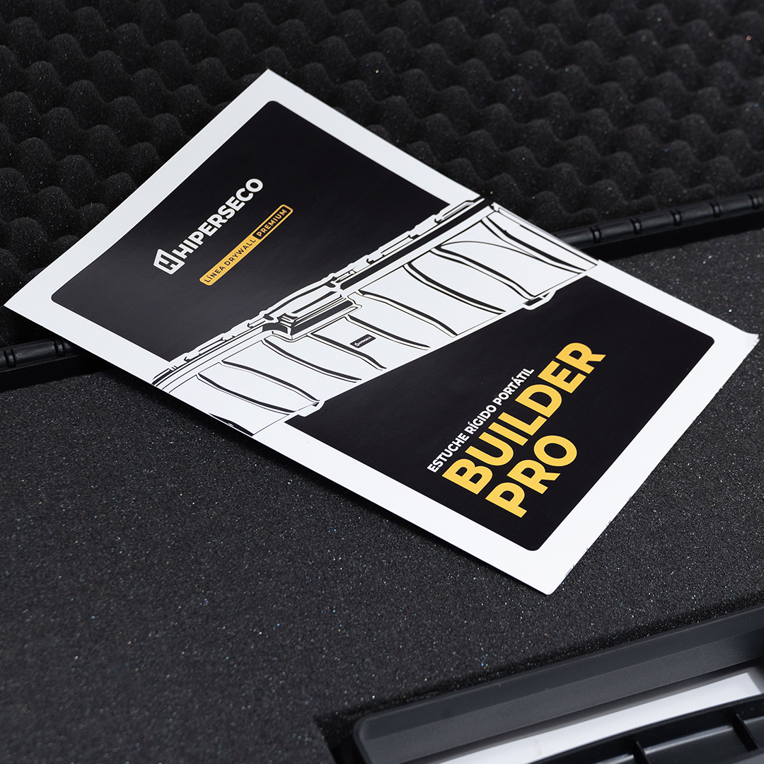 Estuche Rígido Portátil Builder Pro Hiperseco