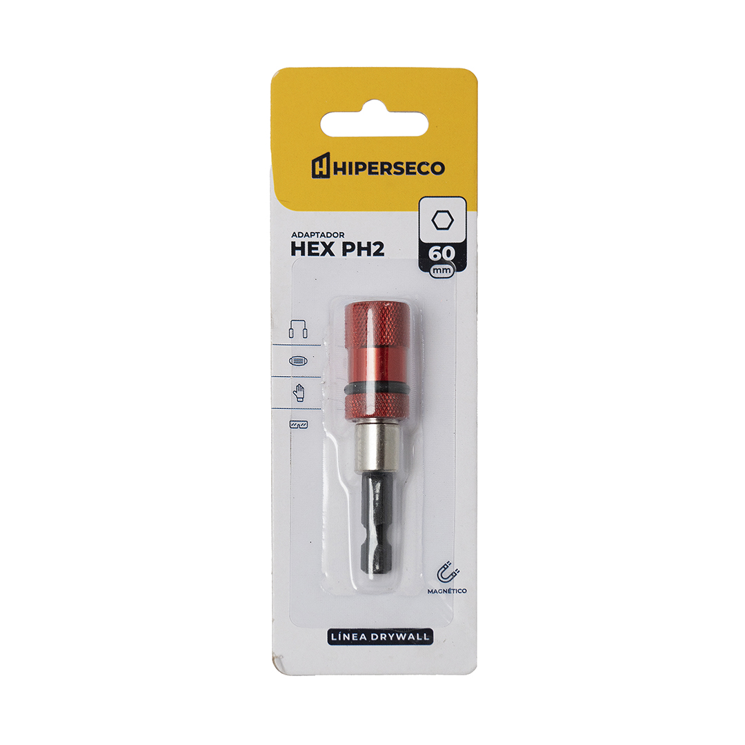 Adaptador Magnético Hex PH2 Hiperseco