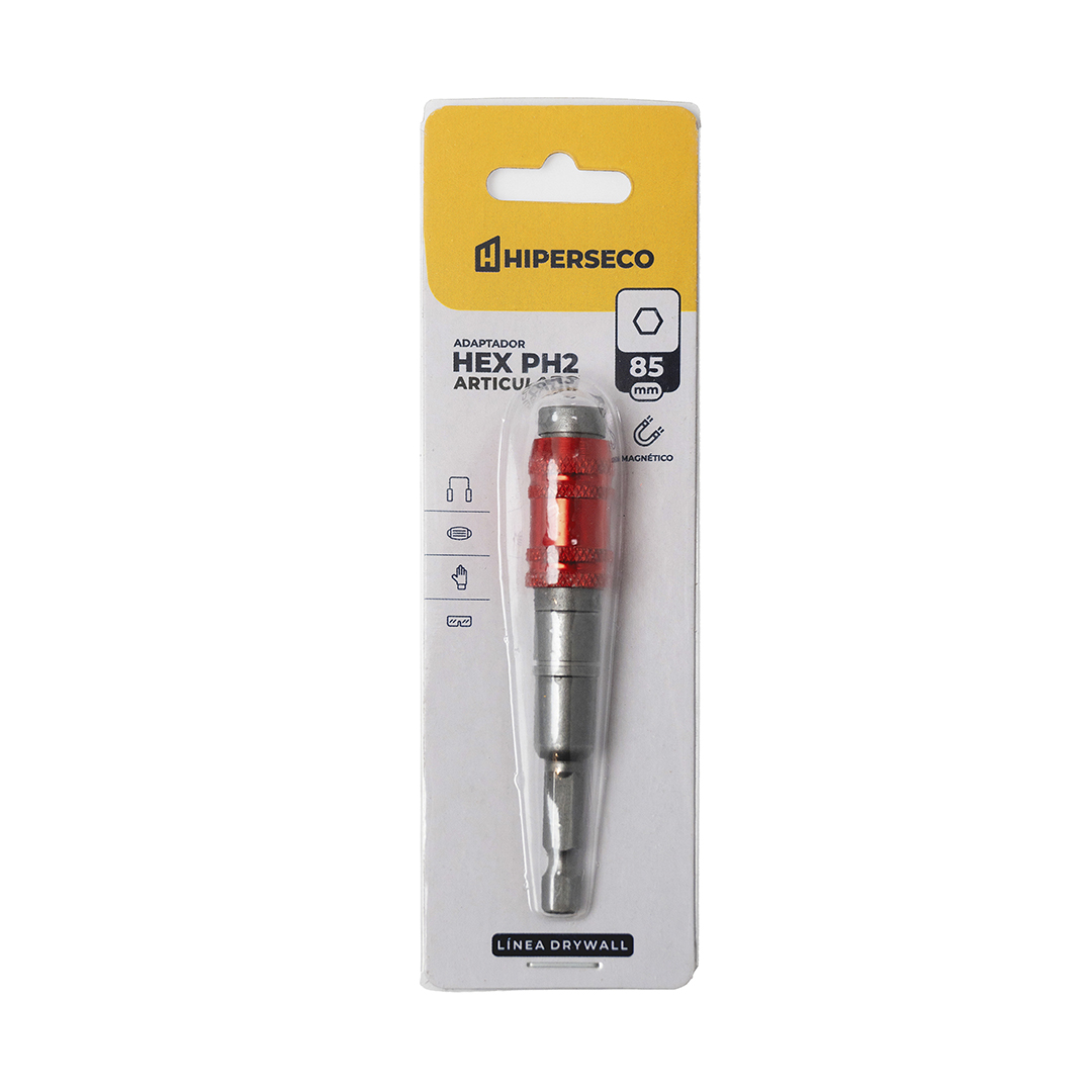 Adaptador Magnético Hex PH2 Articulado Hiperseco