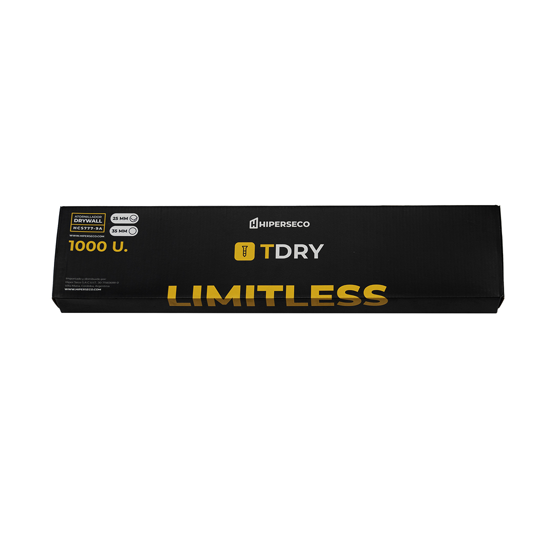 Tornillos Tira Hiperseco T2 Aguja 25 mm 1000 Unid